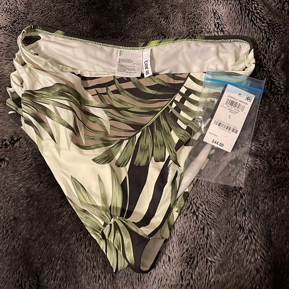 Bar IIIJungle Moon Printed Bikini Bottoms